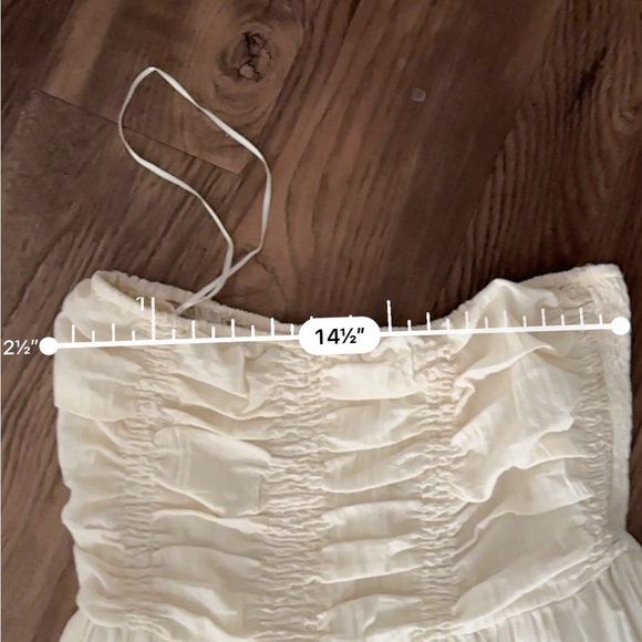 Free people boho beachy strapless maxi dress - Picture 3 of 5